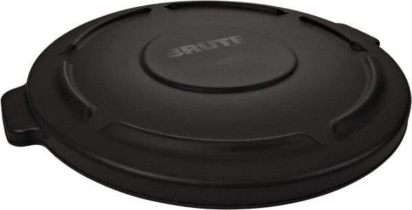 Rubbermaid - Round Lid for Use with 32 Gal Round Trash Cans - Black, Plastic, For Brute Trash Cans - Caliber Tooling