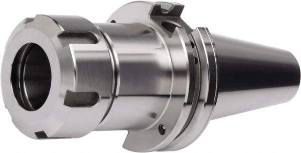 Accupro - 2.99mm to 25.98mm Capacity, 4" Projection, CAT50 Dual Contact Taper, ER40 Collet Chuck - 8" OAL - Exact Industrial Supply