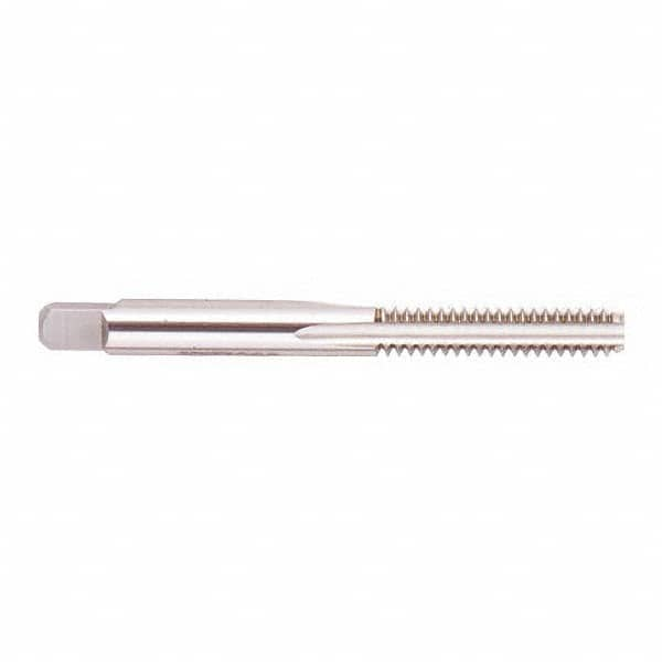 Regal Cutting Tools - 11/16-18 UNS 6 Flute Bright Finish High Speed Steel Straight Flute Standard Hand Tap - Bottoming, Right Hand Thread, 4-1/32" OAL, 1-13/16" Thread Length, H3 Limit, Oversize - Exact Industrial Supply