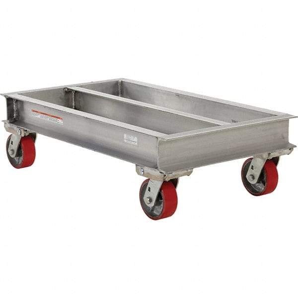 Vestil - 2,000 Lb Capacity Aluminum Dolly - 36" Long x 24" Wide - Caliber Tooling