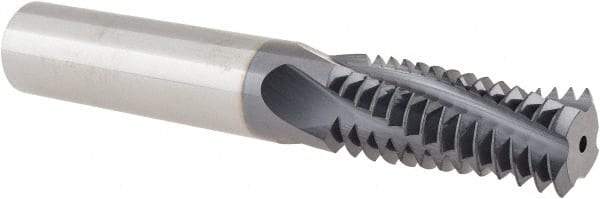 Allied Machine and Engineering - 7/8-9 UN, 0.62" Cutting Diam, 4 Flute, Solid Carbide Helical Flute Thread Mill - Internal/External Thread, 1-3/8" LOC, 4" OAL, 5/8" Shank Diam - Caliber Tooling