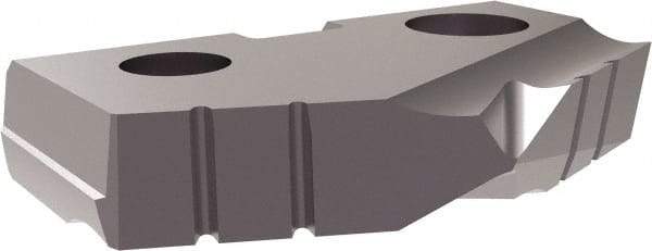 Allied Machine and Engineering - 1-3/8" Diam x 3/16" Thick, Seat Code 2, 90° Included Angle Spade Drill Insert - TiAlN Coated, Cobalt, Grade Super Cobalt, Series T-A - Caliber Tooling