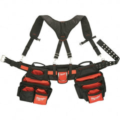 Milwaukee Tool - Tool Aprons & Tool Belts Tool Type: Tool Rig Minimum Waist Size: 30 - Caliber Tooling