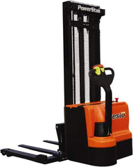 Presto Lifts - 2,200 Lb Capacity, 101" Lift Height, Battery Operated Power Stocker Lift - Caliber Tooling