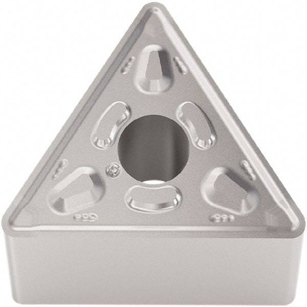 Seco - TNMG332 M6 Grade TP1501 Carbide Turning Insert - Al2O3 Finish, 60° Triangle, 3/8" Inscr Circle, 3/16" Thick, 1/32" Corner Radius - Caliber Tooling