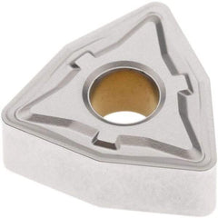 Seco - WNMG432 M5 Grade TP2501 Carbide Turning Insert - Al2O3 Finish, 80° Trigon, 1/2" Inscr Circle, 3/16" Thick, 1/32" Corner Radius - Caliber Tooling