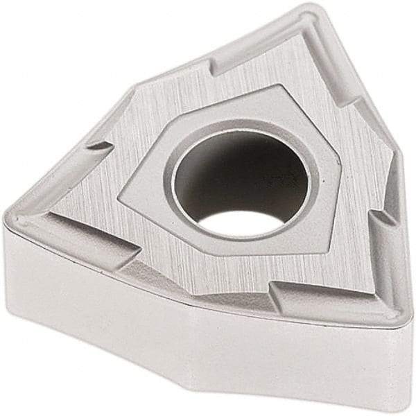 Seco - WNMG333 MF2 Grade TP2501 Carbide Turning Insert - Al2O3 Finish, 80° Trigon, 3/8" Inscr Circle, 3/16" Thick, 3/64" Corner Radius - Caliber Tooling