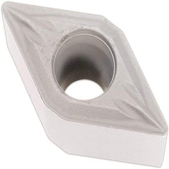 Seco - DCMT21.51 MF2 Grade TP2501 Carbide Turning Insert - Al2O3 Finish, 55° Diamond, 1/4" Inscr Circle, 3/32" Thick, 1/64" Corner Radius - Caliber Tooling