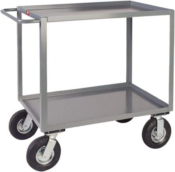 Jamco - 1,200 Lb Capacity, 30" Wide x 36" Long x 39" High Heavy Duty Service Cart - 2 Shelf, Steel - Caliber Tooling