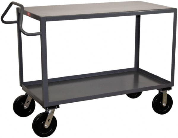 Jamco - 4,800 Lb Capacity, 24" Wide x 36" Long x 38" High Heavy Duty Service Cart - 2 Shelf, Steel - Caliber Tooling