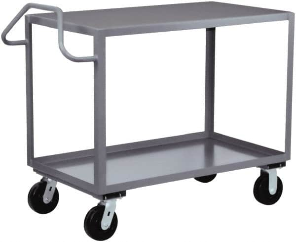 Jamco - 2,400 Lb Capacity, 30" Wide x 60" Long x 36" High Heavy Duty Service Cart - 2 Shelf, Steel - Caliber Tooling