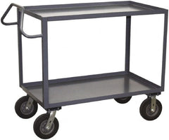 Jamco - 1,200 Lb Capacity, 30" Wide x 36" Long x 39" High Heavy Duty Service Cart - 2 Shelf, Steel - Caliber Tooling