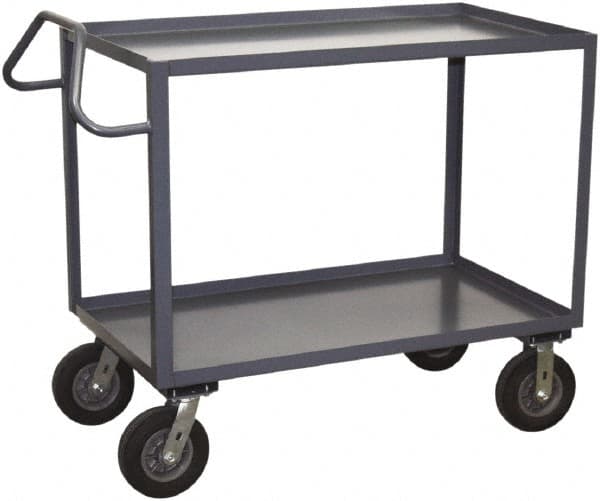 Jamco - 1,200 Lb Capacity, 30" Wide x 60" Long x 39" High Heavy Duty Service Cart - 2 Shelf, Steel - Caliber Tooling