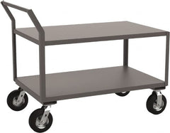 Jamco - 1,200 Lb Capacity, 24" Wide x 48" Long x 31" High Heavy Duty Service Cart - 2 Shelf, Steel - Caliber Tooling