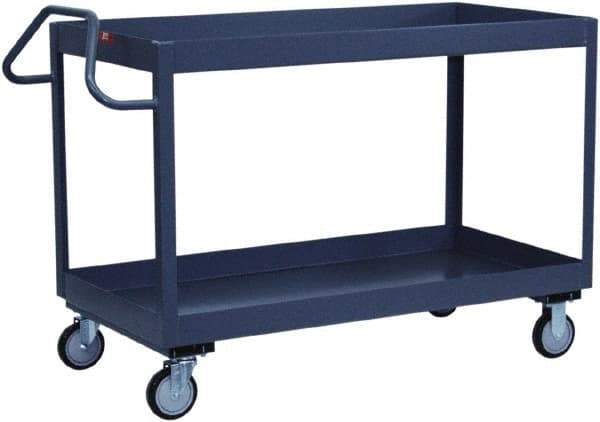 Jamco - 1,200 Lb Capacity, 18" Wide x 30" Long x 35" High Heavy Duty Service Cart - 2 Shelf, Steel - Caliber Tooling