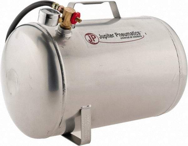 PRO-SOURCE - Compressed Air Tanks & Receivers Volume Capacity: 5 Gal. Maximum Working Pressure (psi): 125 - Caliber Tooling