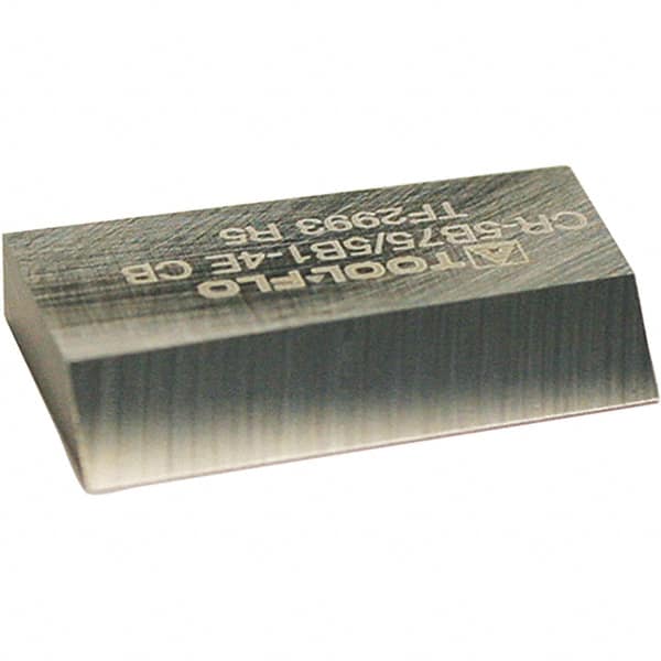 Tool-Flo - Rectangle CB Chipbreaker for Indexables - 0.12" Thick, 0.46" Effective Width - Caliber Tooling