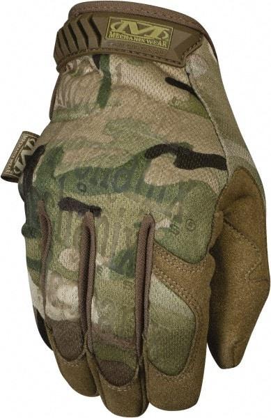 Mechanix Wear - Size XL (11) Synthetic Leather General Protection Work Gloves - For General Purpose, Uncoated, Hook & Loop Cuff, Full Fingered, Camouflage, Paired - Caliber Tooling