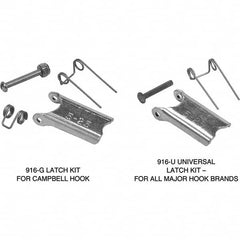 Campbell - Lifting Aid Accessories Type: Locking Latch Kit For Use With: Hook Sizes 5-25 - Caliber Tooling