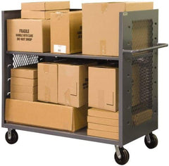 Durham - 2,000 Lb Capacity, 1 Shelf, Stock Truck - 36" Long x 36-1/2" Wide x 56-7/16" High - Caliber Tooling