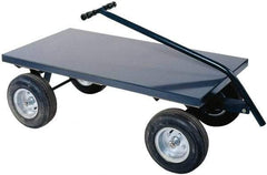 Durham - 2,000 Lb Capacity Cold-Rolled Steel 5th Wheel Wagon - Cold-Rolled Steel Deck, 30" OAW - Caliber Tooling