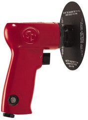 Chicago Pneumatic - 5" Max Disc, 14,000 RPM, Pneumatic Handheld Disc Sander - 21 CFM, 1/4" Inlet, 0.5 hp, 90 psi - Caliber Tooling