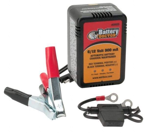 Battery Doctor - 6/12 Volt Automatic Charger/Maintainer - 900 mA - Caliber Tooling