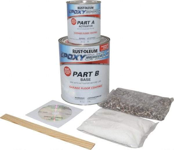 Rust-Oleum - 30 oz/90 oz Can Gloss Tan Gloss Floor Coating - <100 g/L VOC Content - Caliber Tooling