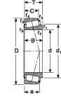 SKF - 200mm Bore Diam, 310mm OD, 140mm Wide, Tapered Roller Bearing - Exact Industrial Supply