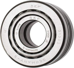 SKF - 25mm Bore Diam, 62mm OD, 36.5mm Wide, Tapered Roller Bearing - 64,400 N Dynamic Load Capacity, 80,000 N Static Load Capacity - Caliber Tooling