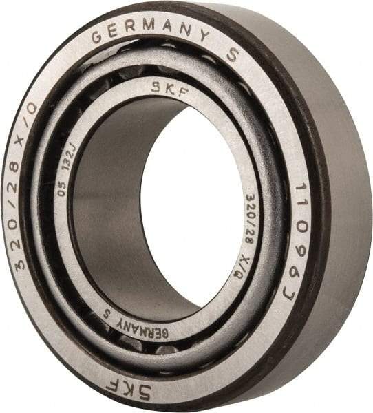 SKF - 28mm Bore Diam, 52mm OD, 16mm Wide, Tapered Roller Bearing - 31,900 N Dynamic Load Capacity, 38,000 N Static Load Capacity - Caliber Tooling