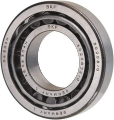 SKF - 40mm Bore Diam, 80mm OD, 19.75mm Wide, Tapered Roller Bearing - 61,600 N Dynamic Load Capacity, 68,000 N Static Load Capacity - Caliber Tooling