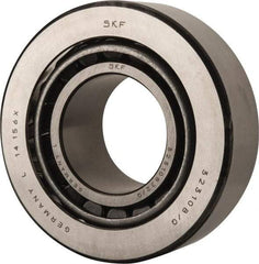 SKF - 50mm Bore Diam, 110mm OD, 42.25mm Wide, Tapered Roller Bearing - 161,000 N Dynamic Load Capacity, 216,000 N Static Load Capacity - Caliber Tooling