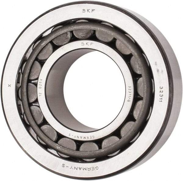 SKF - 55mm Bore Diam, 120mm OD, 45.5mm Wide, Tapered Roller Bearing - 198,000 N Dynamic Load Capacity, 250,000 N Static Load Capacity - Caliber Tooling