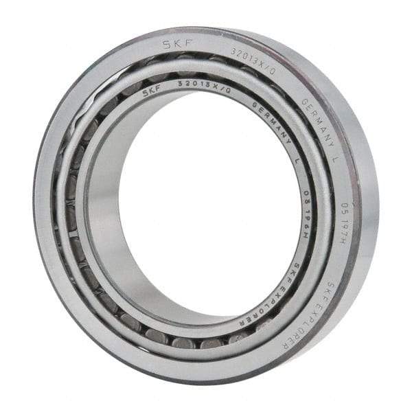 SKF - 65mm Bore Diam, 100mm OD, 23mm Wide, Tapered Roller Bearing - 84,200 N Dynamic Load Capacity, 127,000 N Static Load Capacity - Caliber Tooling