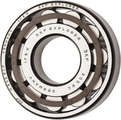 SKF - 25mm Bore Diam, 62mm Outside Diam, 17mm Wide Cylindrical Roller Bearing - 40,200 N Dynamic Capacity, 36,500 Lbs. Static Capacity - Caliber Tooling