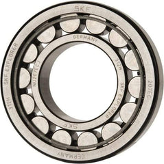 SKF - 35mm Bore Diam, 72mm Outside Diam, 17mm Wide Cylindrical Roller Bearing - 48,400 N Dynamic Capacity, 48,000 Lbs. Static Capacity - Caliber Tooling