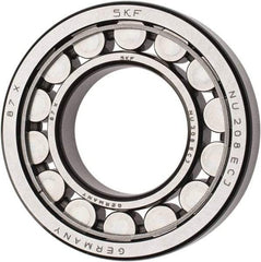 SKF - 40mm Bore Diam, 80mm Outside Diam, 18mm Wide Cylindrical Roller Bearing - 53,900 N Dynamic Capacity, 53,000 Lbs. Static Capacity - Caliber Tooling