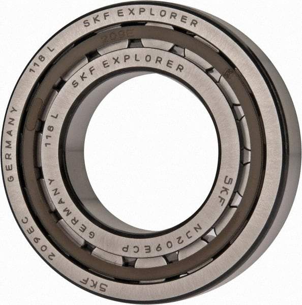 SKF - 45mm Bore Diam, 85mm Outside Diam, 19mm Wide Cylindrical Roller Bearing - 60,500 N Dynamic Capacity, 64,000 Lbs. Static Capacity - Caliber Tooling