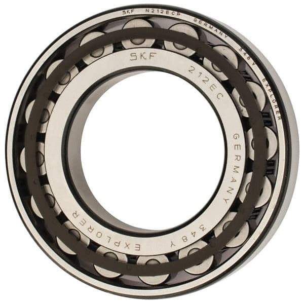 SKF - 60mm Bore Diam, 110mm Outside Diam, 22mm Wide Cylindrical Roller Bearing - 93,500 N Dynamic Capacity, 102,000 Lbs. Static Capacity - Caliber Tooling