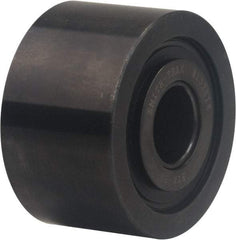 Accurate Bushing - 30mm Bore, 90mm Roller Diam x 54mm Width, Carbon Steel Yoke Cam Follower - 78,200 N Dynamic Load Capacity, 56mm Overall Width - Caliber Tooling