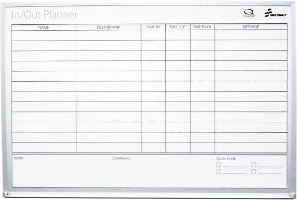 Ability One - 2" High x 29" Wide Dry Erase - Non-Magnetic Mylar Laminated, 36" Deep - Caliber Tooling