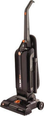 Hoover - Single Motor Lightweight Upright Vacuum Cleaner - 13-1/2" Cleaning Width, 12" Amps, Comfort Hand Grip, Black & Orange - Caliber Tooling