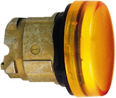 Schneider Electric - Orange Lens Pilot Light - Round Lens, Shock Resistant, Vibration Resistant, Water Resistant - Caliber Tooling