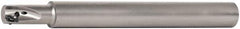 Walter - 13mm Cut Diam, 8mm Max Depth of Cut, 5/8" Shank Diam, 6-1/4" OAL, Indexable Square Shoulder End Mill - AD.T 0803.. Inserts, Cylindrical Shank, 90° Lead Angle - Caliber Tooling