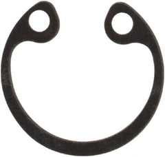 Rotor Clip - 0.015" Thick, Phosphate Finish, Steel Snap Internal Retaining Ring - 0.02" Groove Width, 0.009" Groove Depth, 0.268" Groove Diam, Grade 1060-1090 - Caliber Tooling