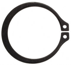 Rotor Clip - 63/64" Shaft Diam, 0.926" Groove Diam, Spring Steel External SH Style Retaining Ring - Caliber Tooling