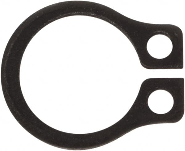 Rotor Clip - 0.23" Groove Diam, 1/4" Shaft Diam, Phosphate Steel, Snap External Retaining Rings - 0.029" Groove Width, 0.01" Groove Depth, 0.025" Ring Thickness, Grade 1060-1090 - Caliber Tooling