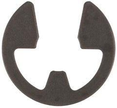 Rotor Clip - 0.21" Groove Diam, 1/4" Shaft Diam, Phosphate Steel, E Style External Retaining Rings - 0.029" Groove Width, 0.02" Groove Depth, 0.025" Ring Thickness, Grade 1060-1090 - Caliber Tooling