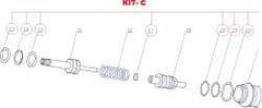 RivetKing - 3 to 6" Seal Kit for Rivet Tool - Caliber Tooling